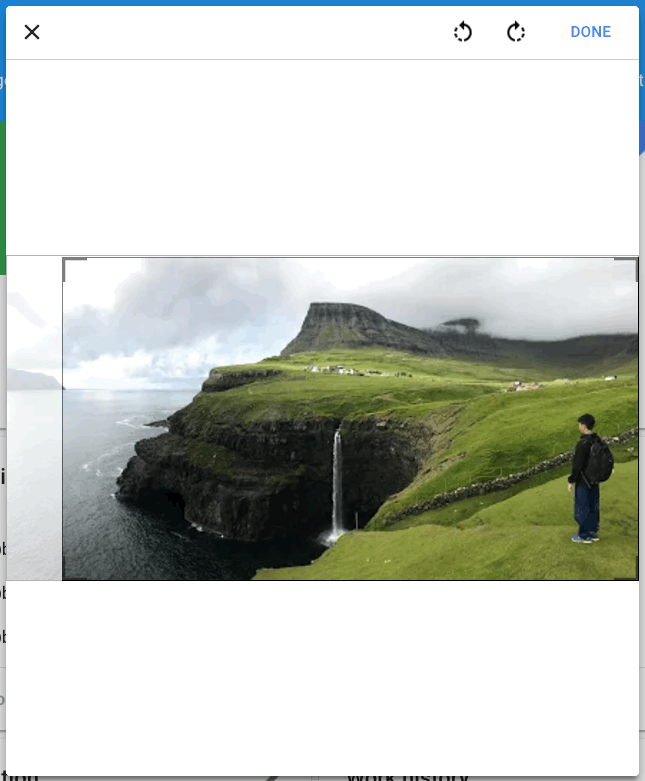 Google+ cover photo adjustments