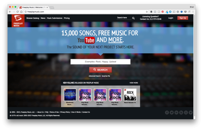 Free Play Music Background Music Page Preview