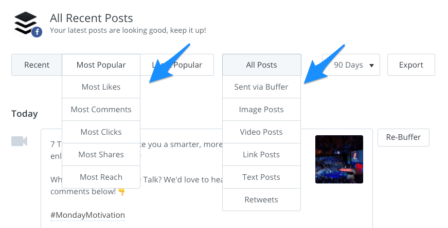 Buffer dashboard 2