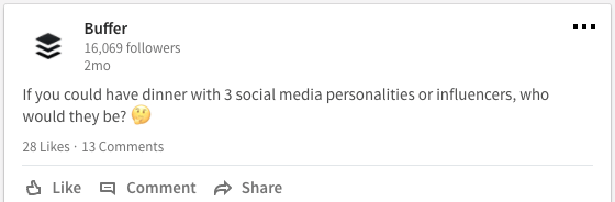 Top LinkedIn post 3