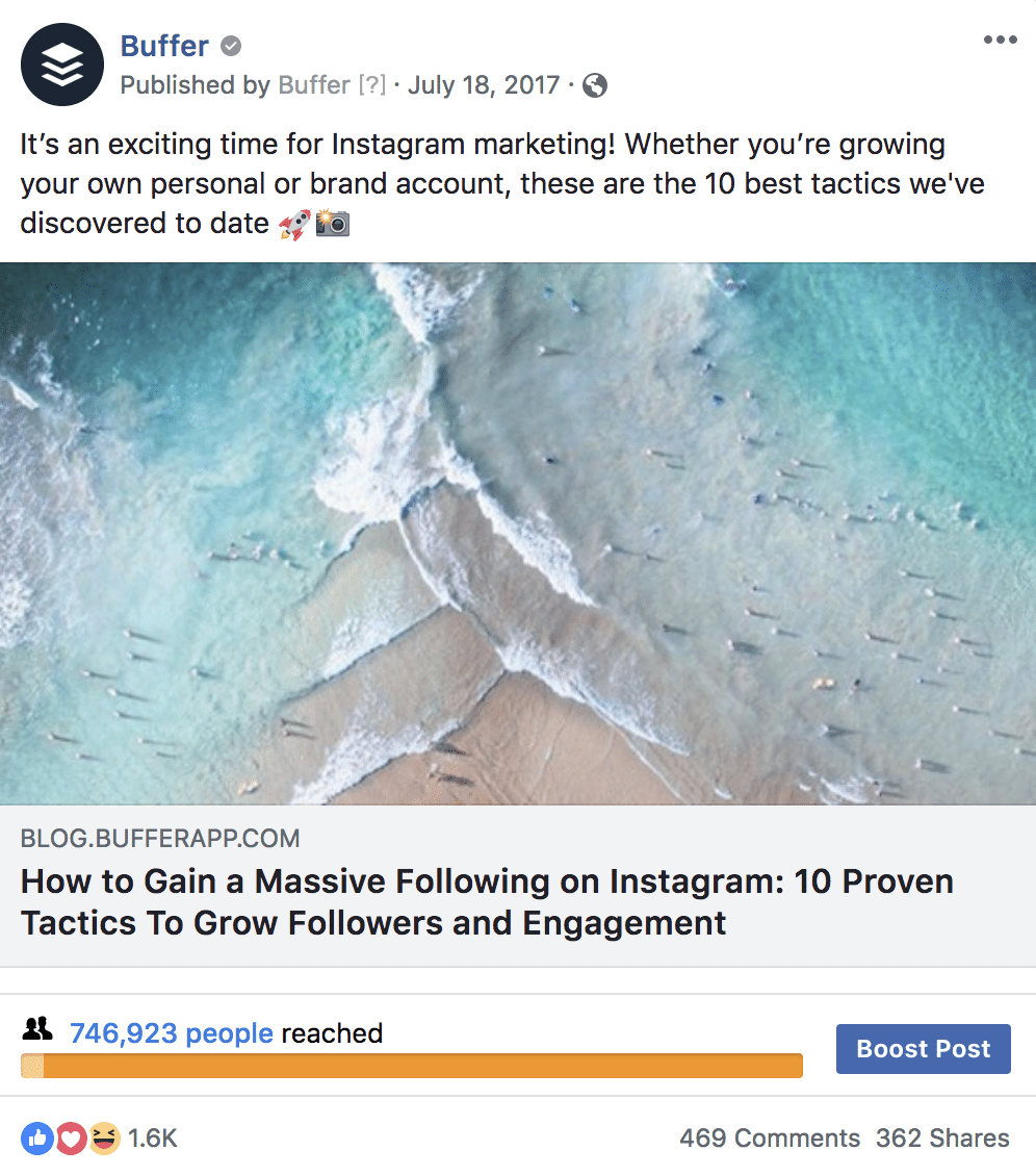 Instagram Growth Facebook Ad