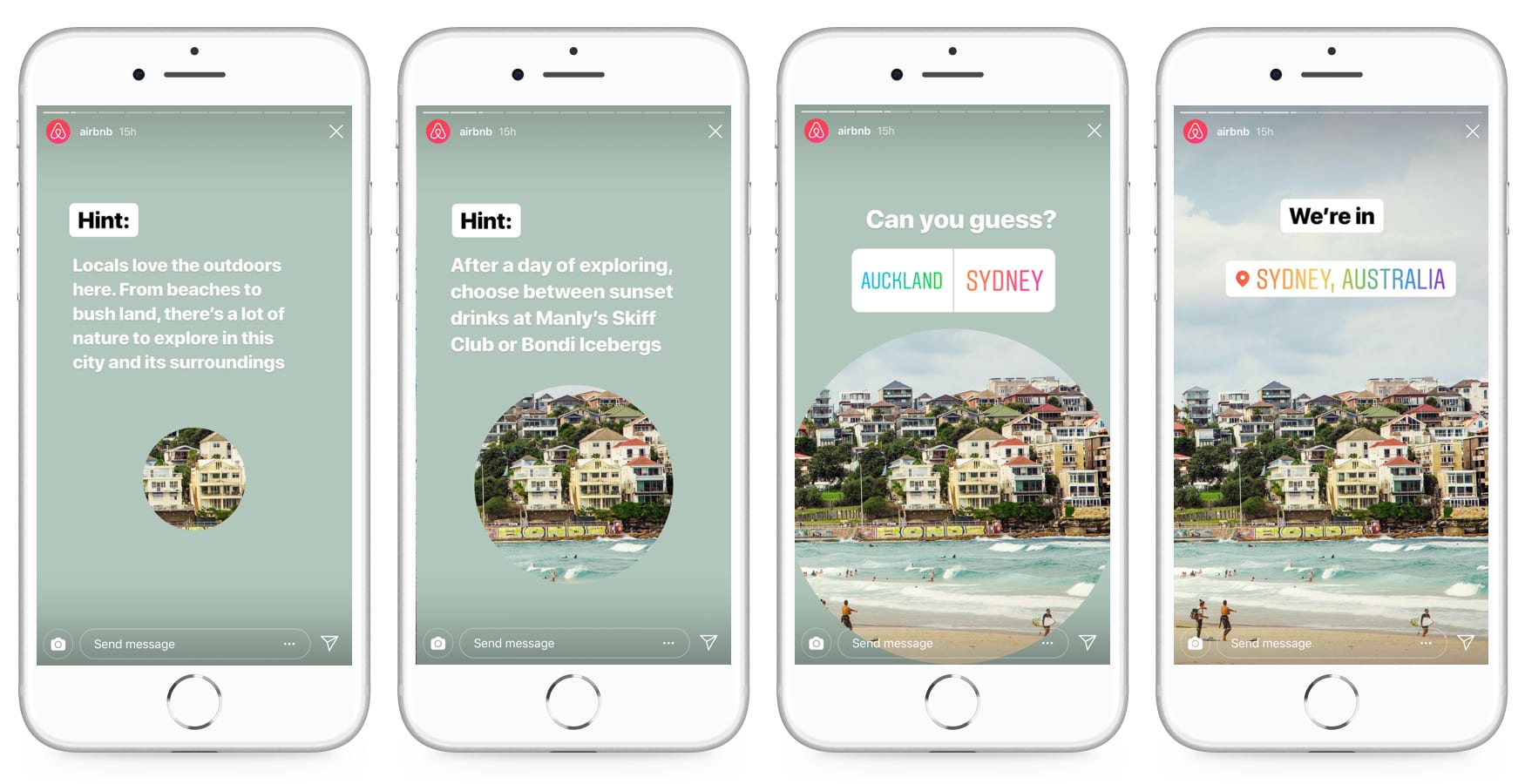 AirBnb Instagram Stories Example