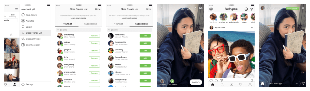 Instagram Close Friends Feature
