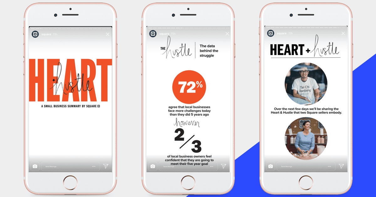 Heart + Hustle Instagram Stories series