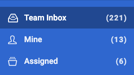 social media inbox count