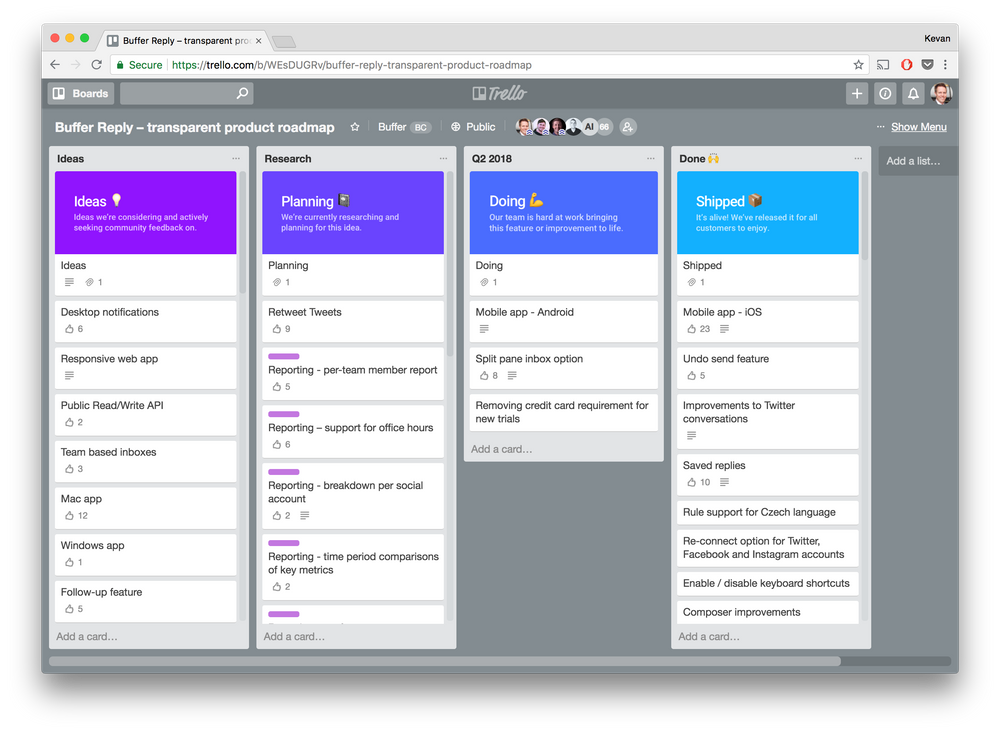 Trello Inspiration For Remote Teams: How We Organize Ourselves At Buffer