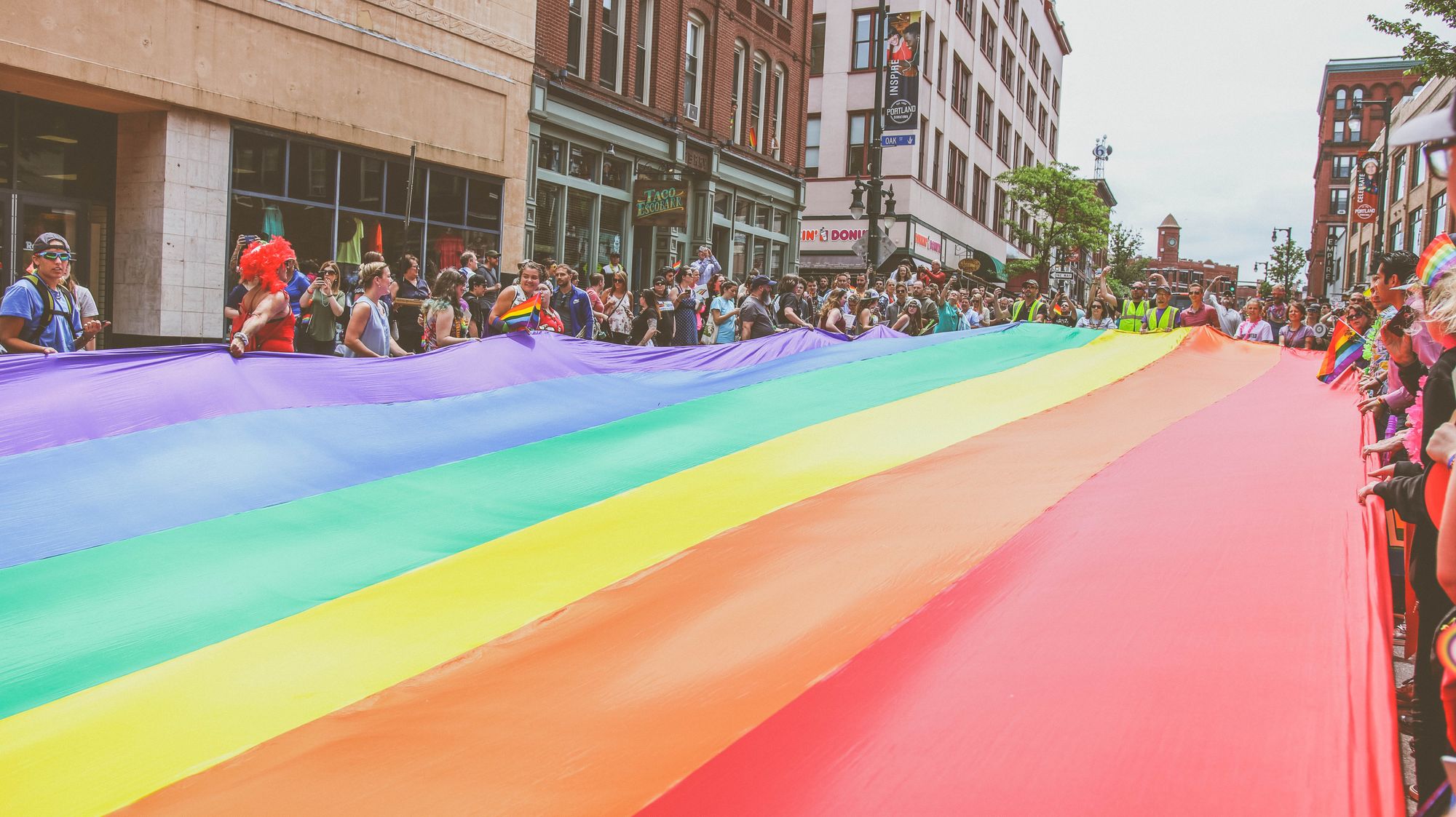 Rainbow pride flag 