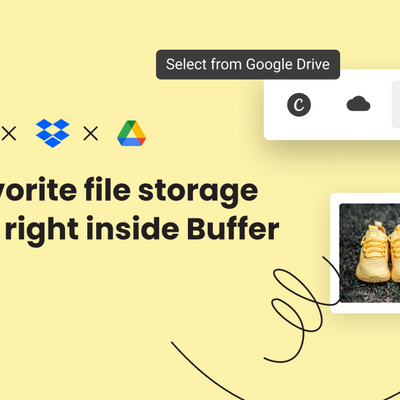 New: Access Dropbox, Google Drive, and One Drive From Right Within Buffer
