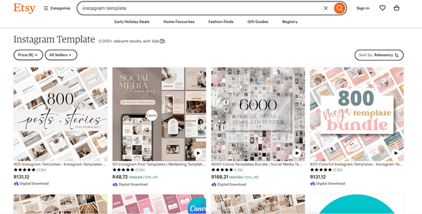 11 Places to Find Scroll stopping Instagram Templates for your Posts