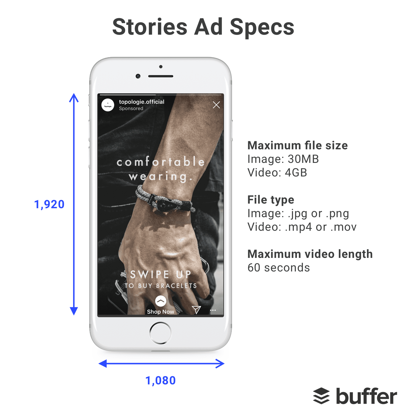 Спецификации рекламы в Facebook и Instagram Stories