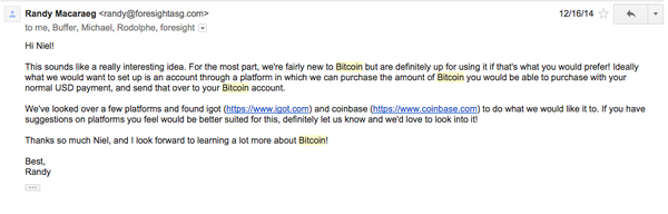 bitcoin email saying i have money in my account