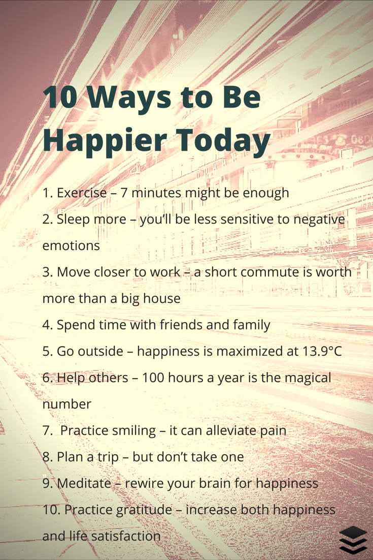 Small Things To Do To Make You Happy