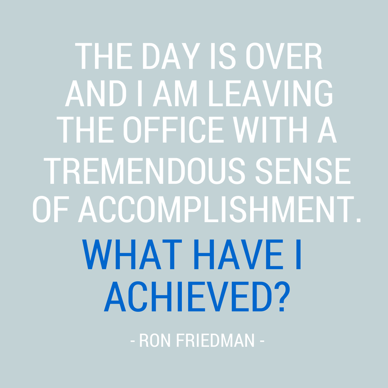 achievement quote robert friedman