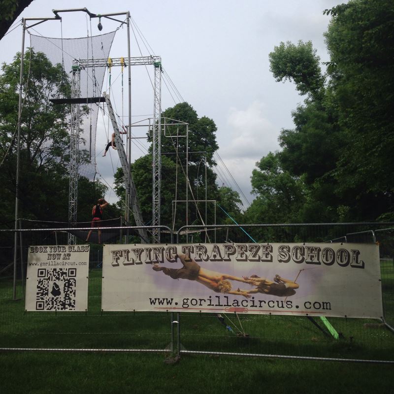 gorilla circus trapeze school