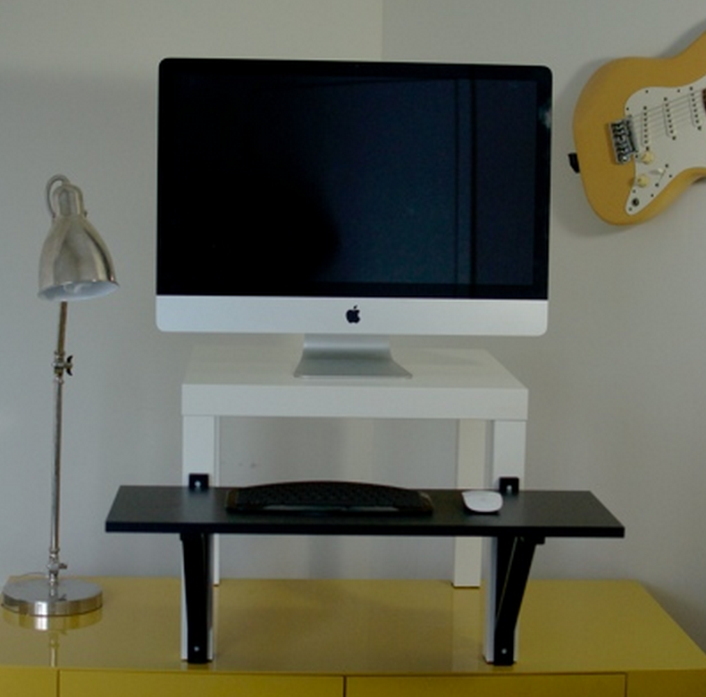 ikea standing workstation computer