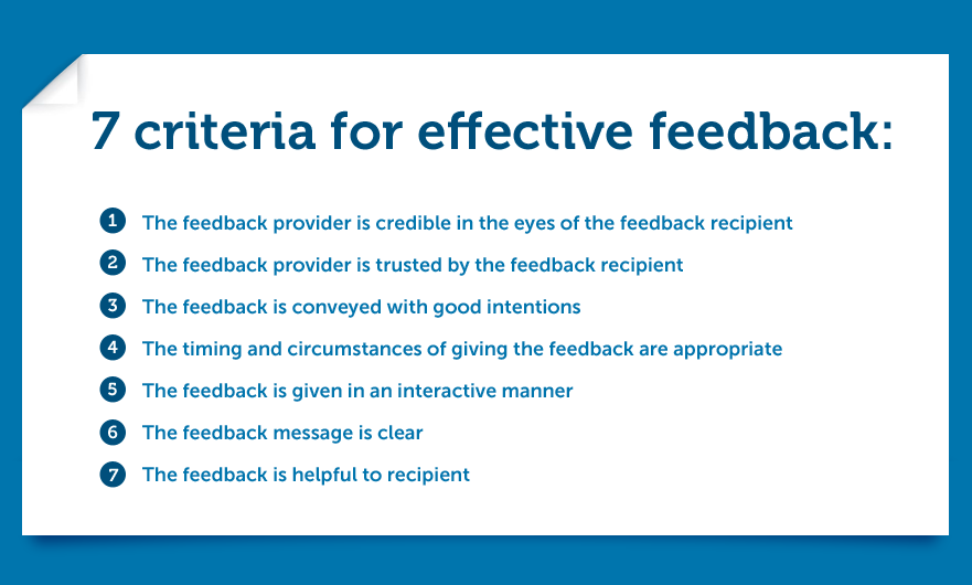 Step By Step How To Give And Receive Feedback At Work 4528