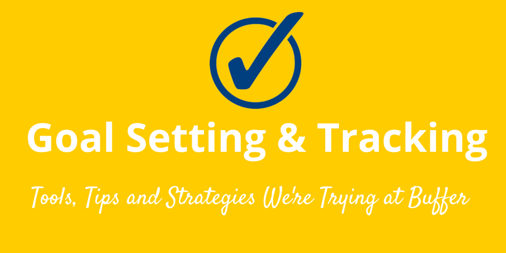 goal setting and tracking