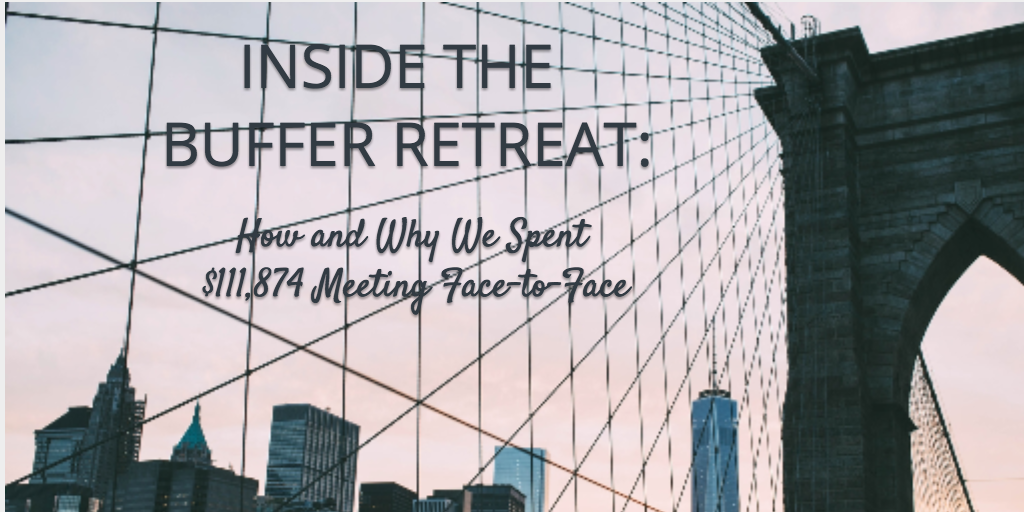 inside the buffer retreat