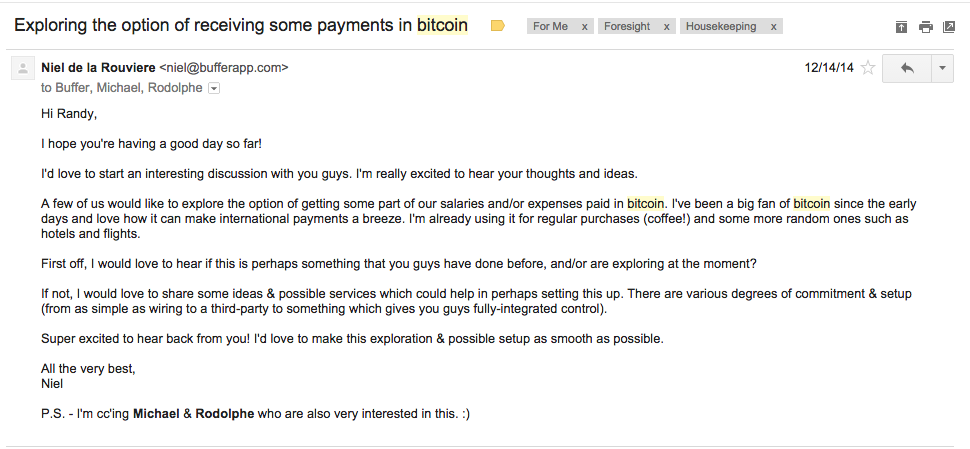 bitcoin email inquiry