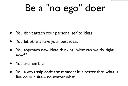 old no ego doer