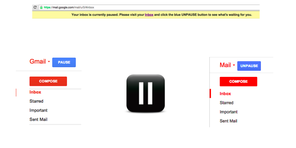 pause inbox