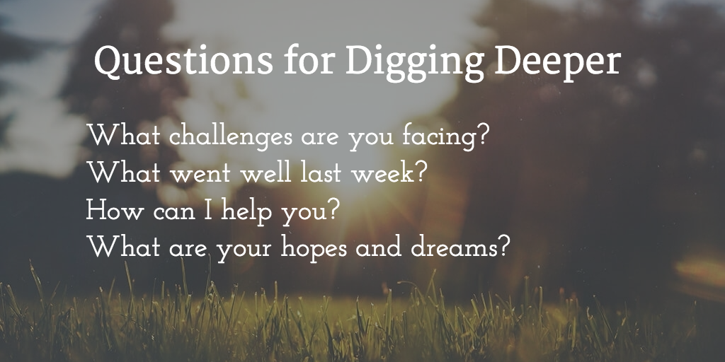 questions for digging deeper