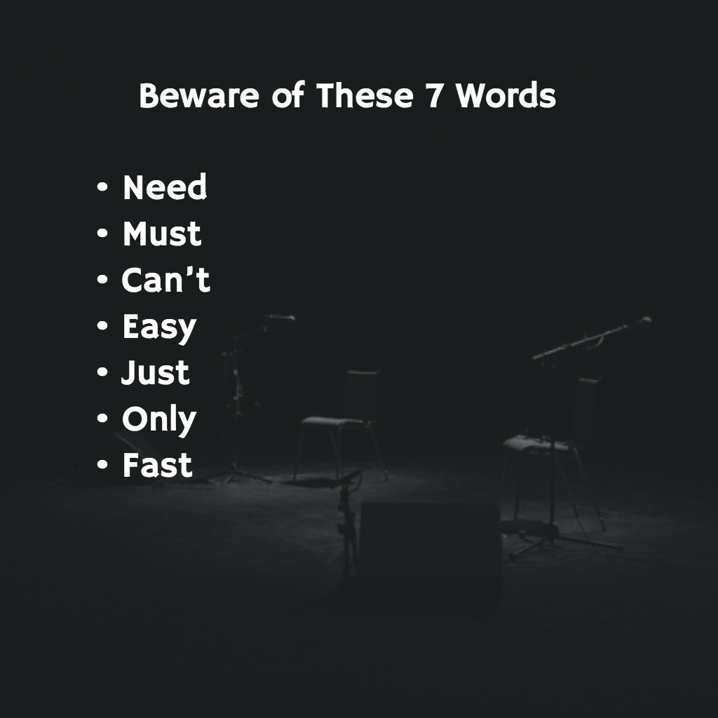 beware words