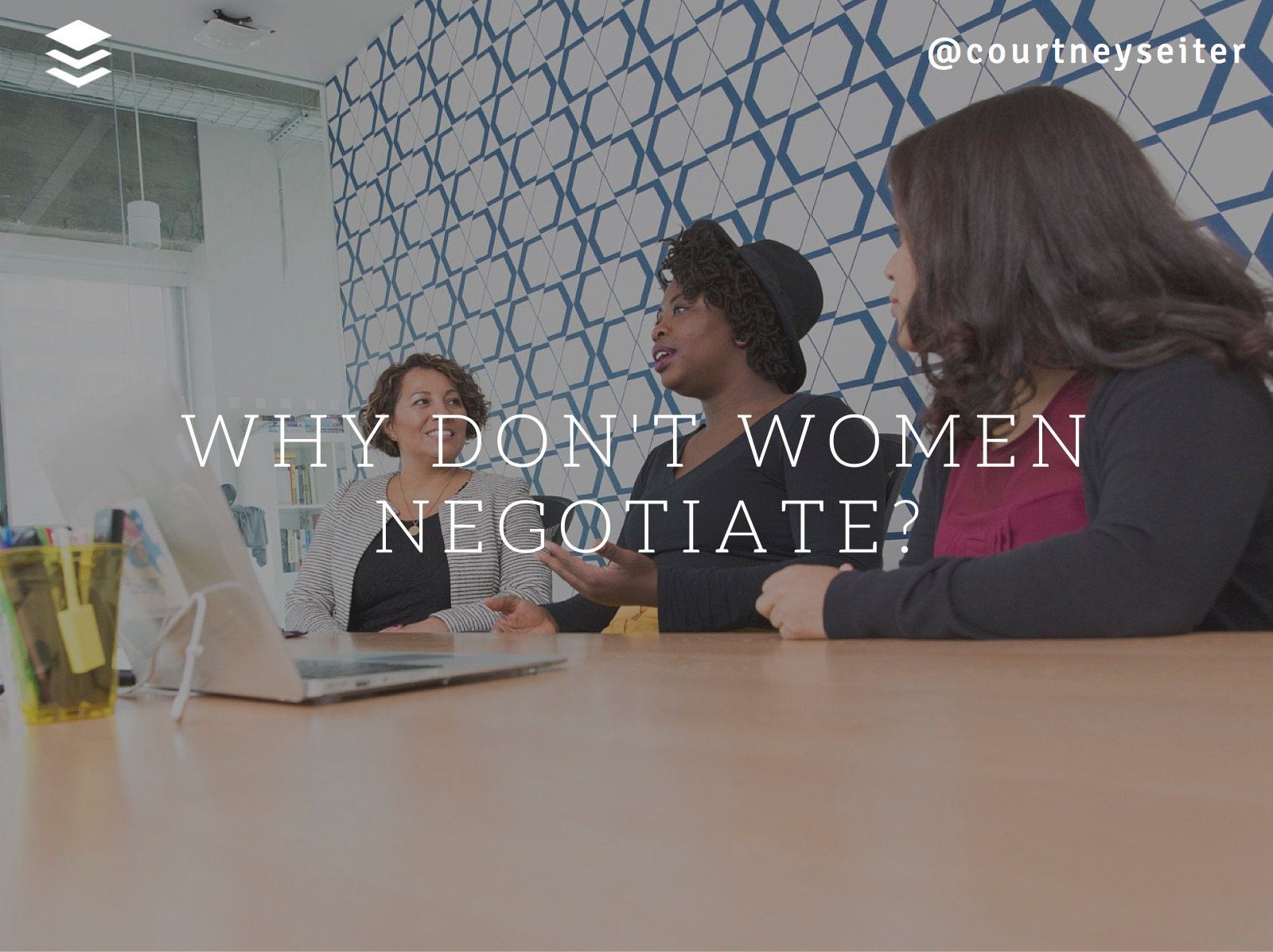 why don't women negotiate