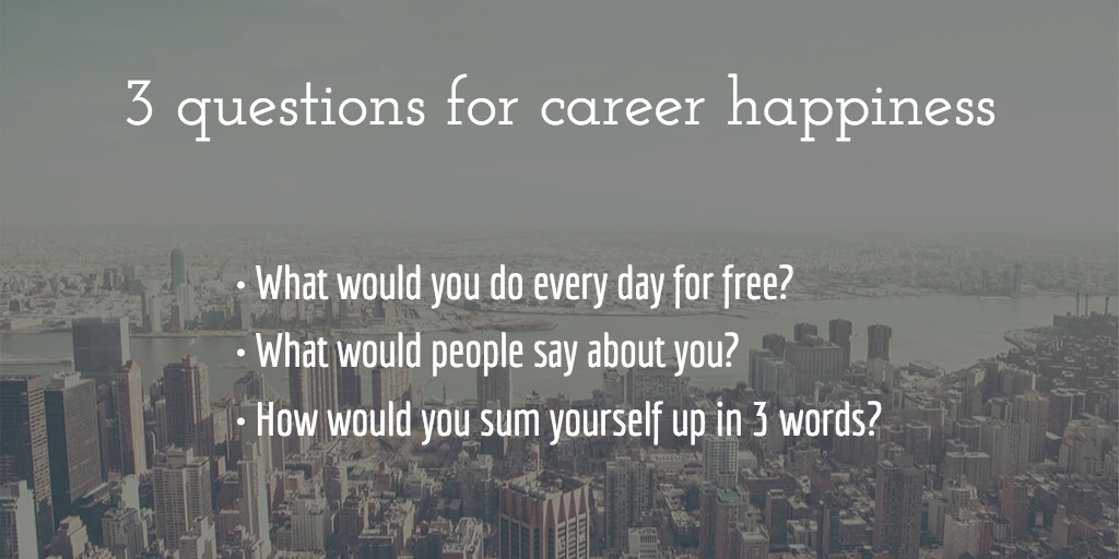 career happiness questions