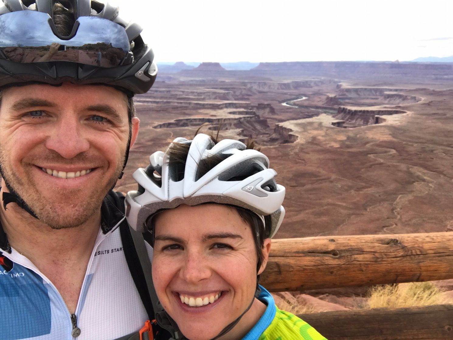 Riding bikes through Canyonlands National Park, Utah (Nov 2016)