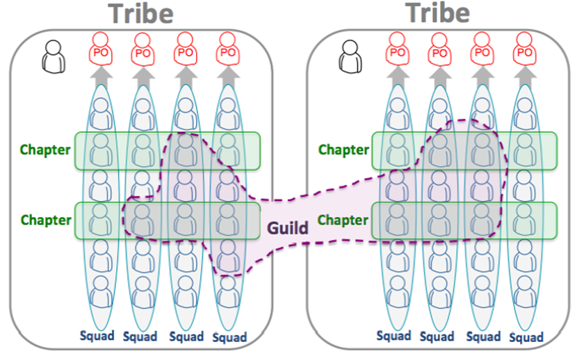 spotify chapter and guild organization model