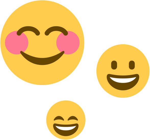 A smiley emoji