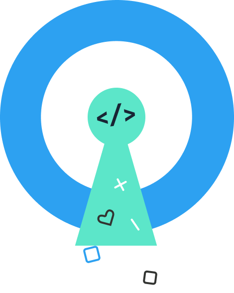 Icon representing open source code